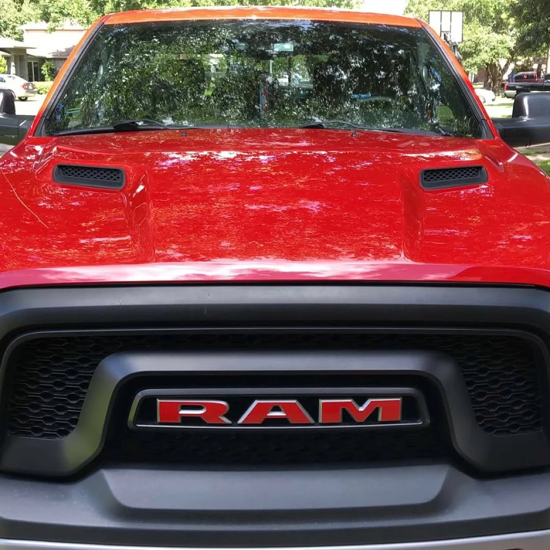 Dodge Ram Custom Matte Hood & Grille for Custom Automotive Styling — Fleet & Vehicle Wraps installed by Stingray Signs LLC
