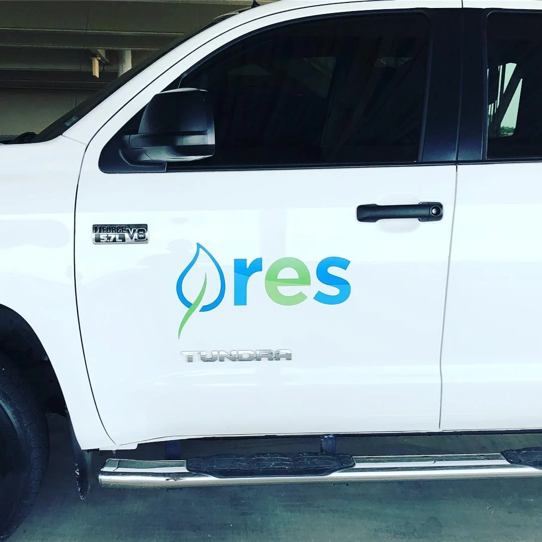 RES Commercial Pickup Fleet Decals for RES Field Services — Fleet & Vehicle Wraps installed by Stingray Signs LLC