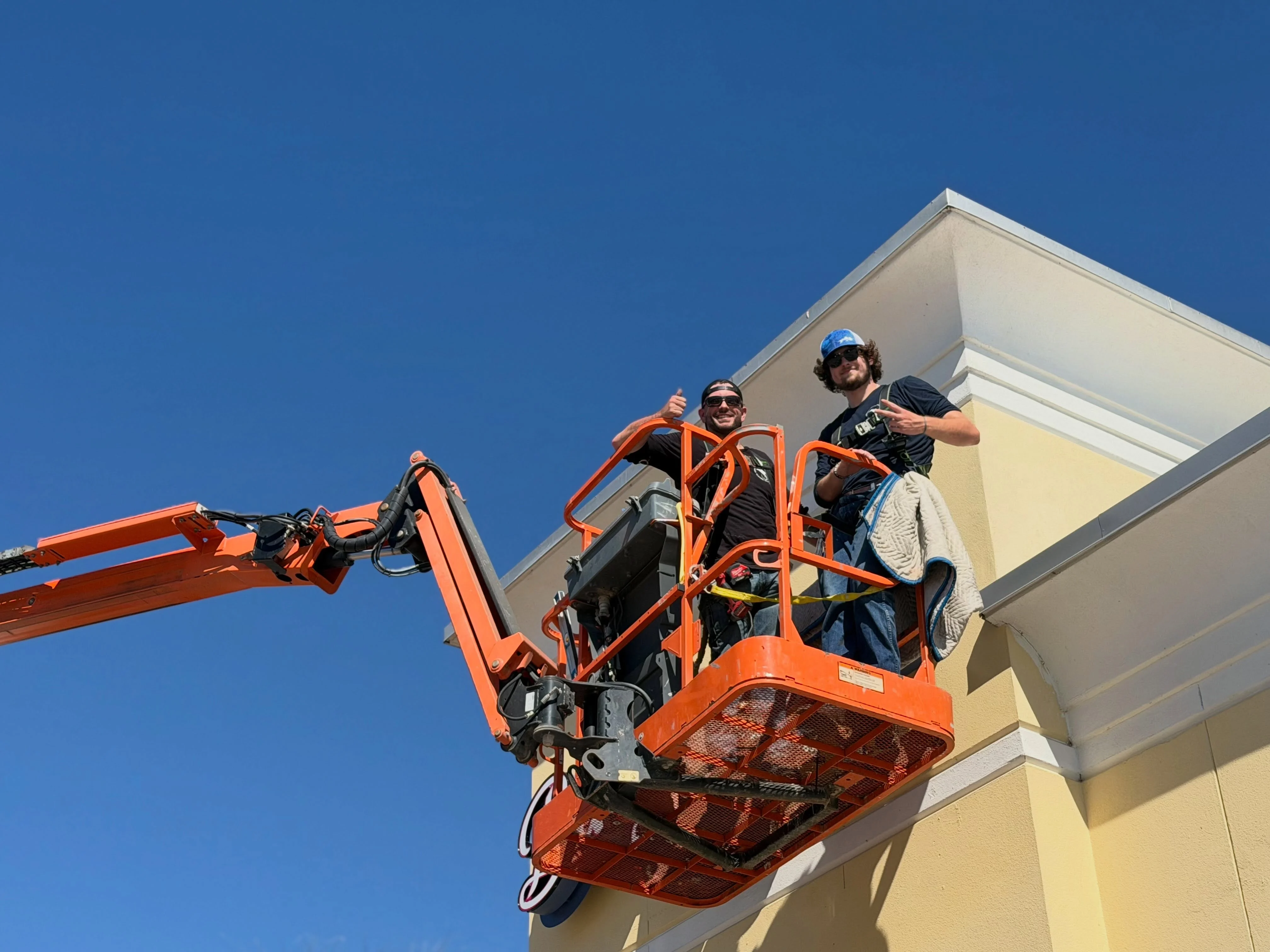 Turnkey Installation & Repair — Commercial installation by 3M Certified Stingray Signs LLC (Montgomery • Greater Houston • Nationwide)